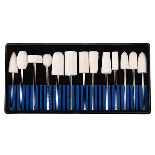 Leštiaca sada nadstavcov - filc, šírka uchytenia 2,35mm