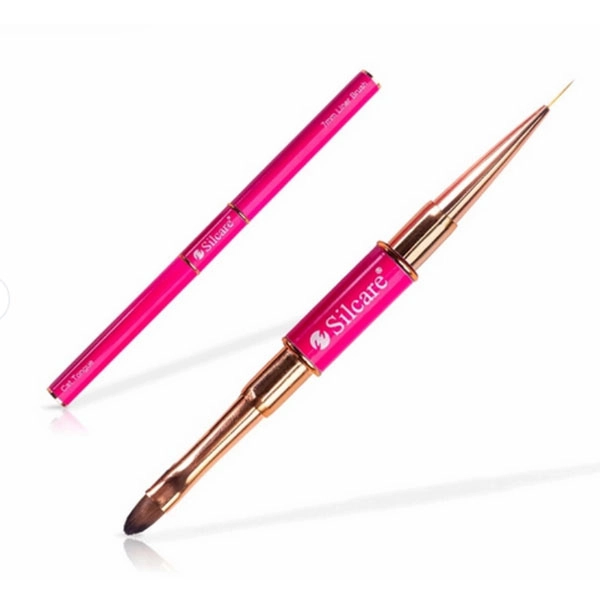 Ružový štetec na akrygél č. 7 plochý/zdobiaci 7mm