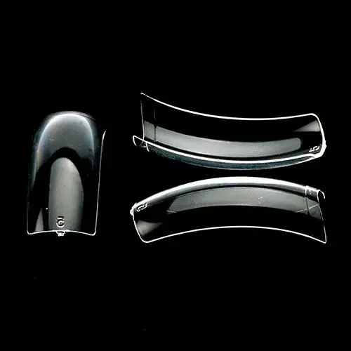 Clear, Royal Fancy - transparentné nechtové tipy č.10, 50ks