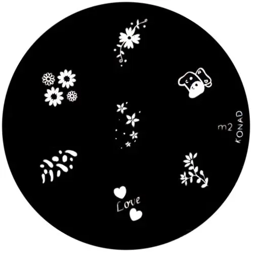 Doštička na pečiatkovanie nechtov m2 - rôzne tvary