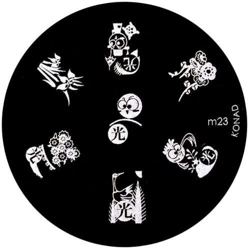 Šablóna na pečiatkovanie m23 - rôzne tvary