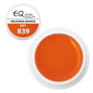 Extra Quality UV gél 5g – 839 Dry - Heliconia Orange