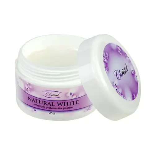 UV gél na nechty - Natural White gel, 25g