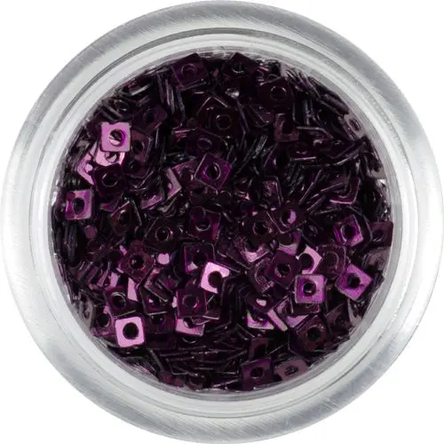 Dekoračné štvorčeky s dierkou - vínovo bordové