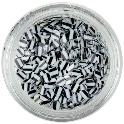 Flitre - biele, čierne prúžky