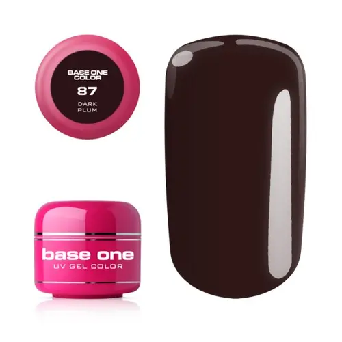 UV Gel na nechty Silcare Base One Color - Dark Plum 87, 5g