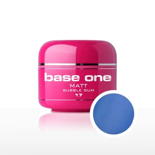 UV Gel na nechty Silcare Base One Matt - Bubble Gum 17, 5g