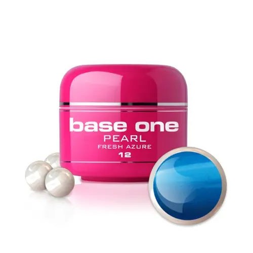 UV Gel na nechty Silcare Base One Pearl - Fresh Azure 12, 5g