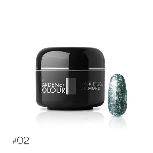 Silcare Hybrid Gel na nechty Diamond – 02 Blue, 5g