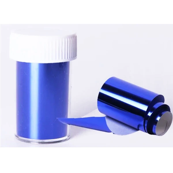 Ozdobná fólia na nechty - modrá