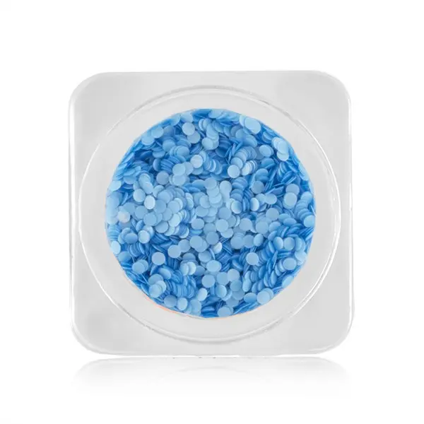 Ozdoby na nechty – kolieska 1mm - modré