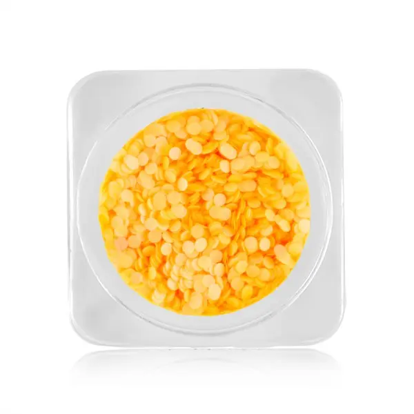 Ozdoby na nechty – kolieska 1mm - svetlé neónovooranžové