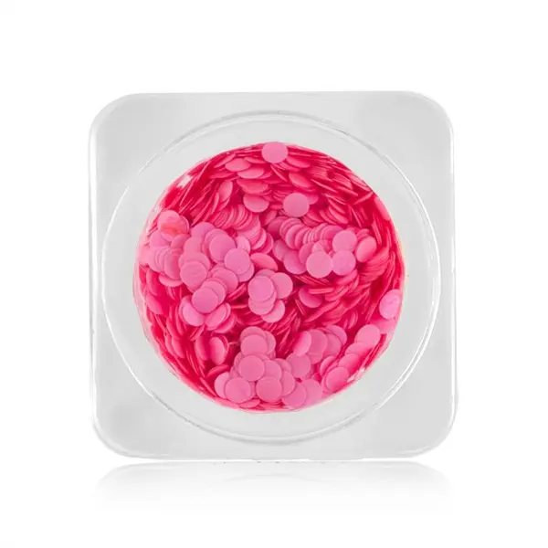 Ozdoby na nechty – kolieska 2mm - tmavoružové