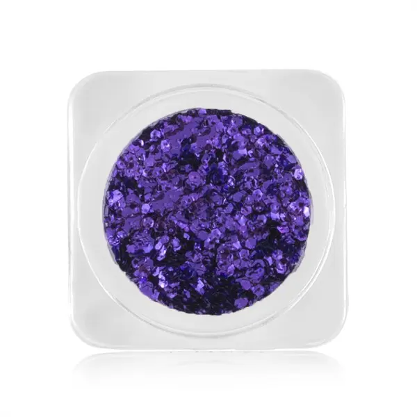 Ozdoby na nechty – kolieska v metalickej farbe - fialová