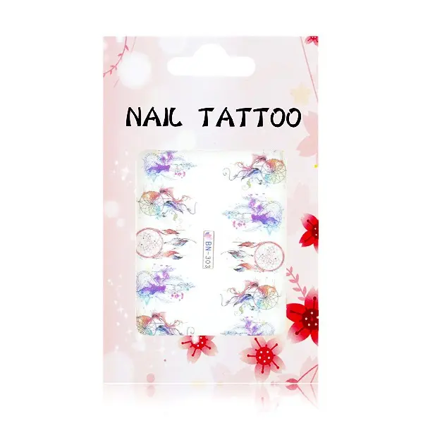 Luxusné vodné nálepky na nechty – Lapače snov – BN303 