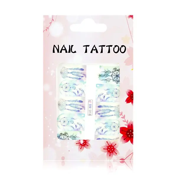 Luxusné vodné nálepky na nechty – Lapače snov – BN310