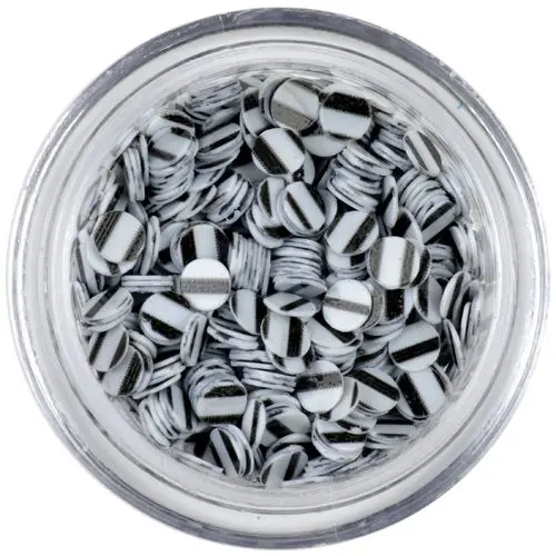 Flitre - čierne, biele pásiky