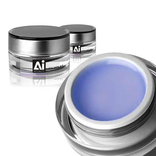  AFFINITY ICE Silcare nežĺtnúci UV stavebný gél na nechty - VIOLET, 15ml