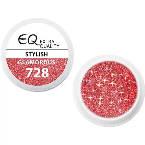 Extra Quality GLAMOURUS farebný UV gél - STYLISH 728, 5g