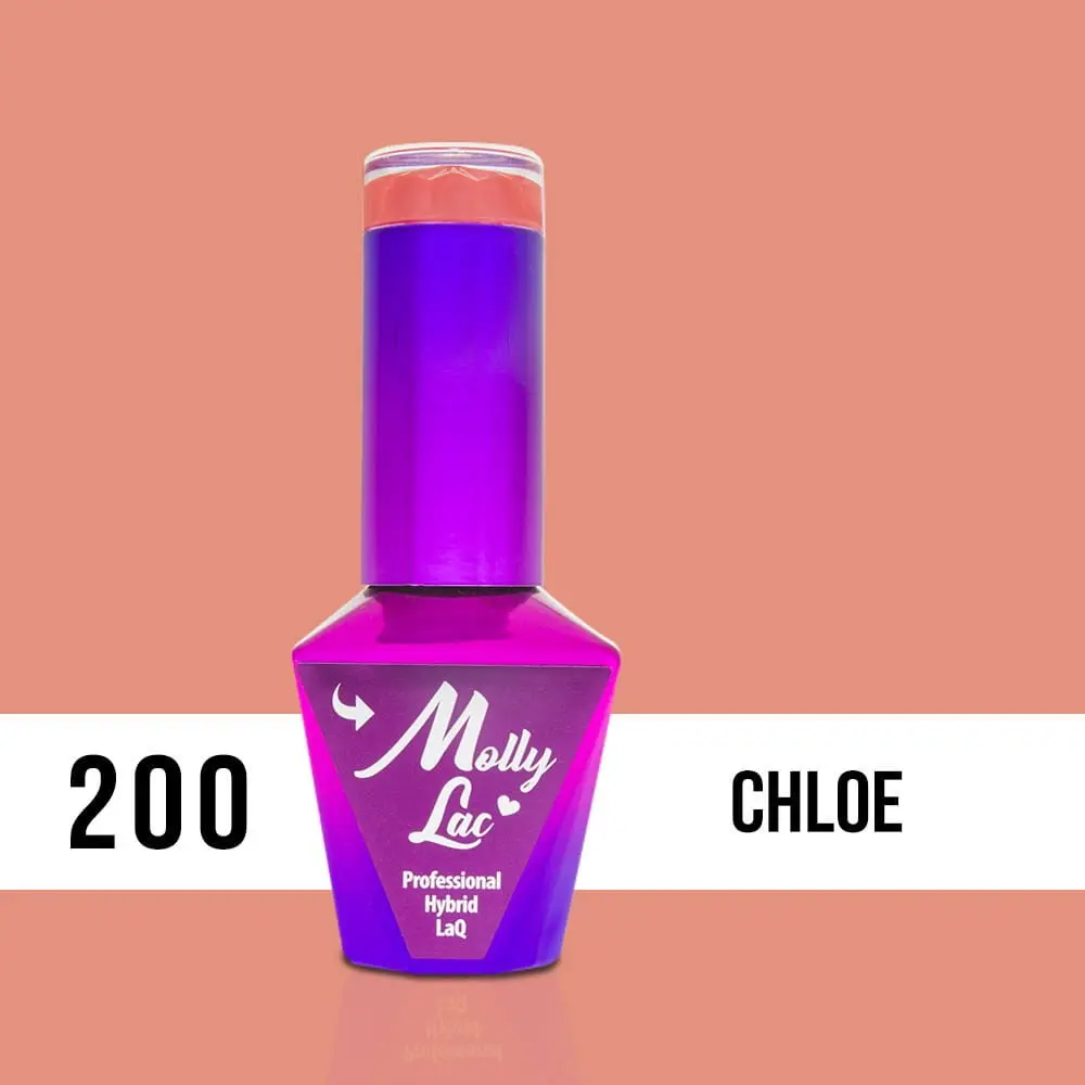 MOLLY LAC UV/LED gél lak Sensual - Chloe 200, 10ml
