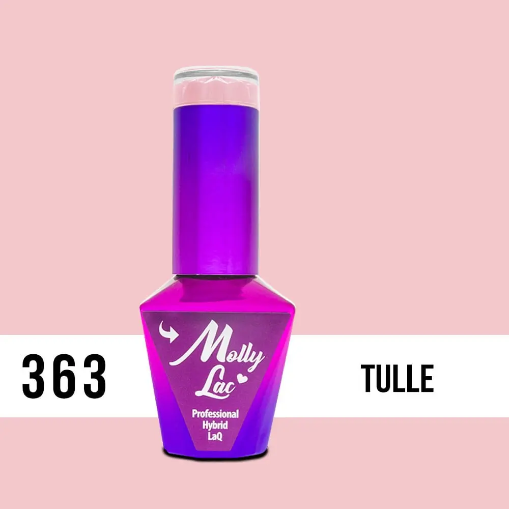 MOLLY LAC UV/LED gél lak Silk Cotton - Tulle 363, 10ml