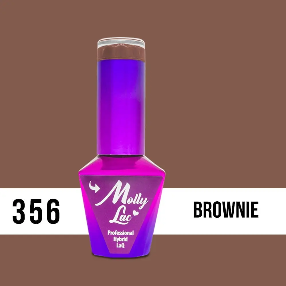 MOLLY LAC UV/LED gél lak Choco Dreams - Brownie 356, 10ml