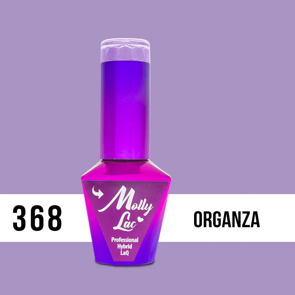 MOLLY LAC UV/LED gél lak Silk Cotton - Organza 368, 10ml