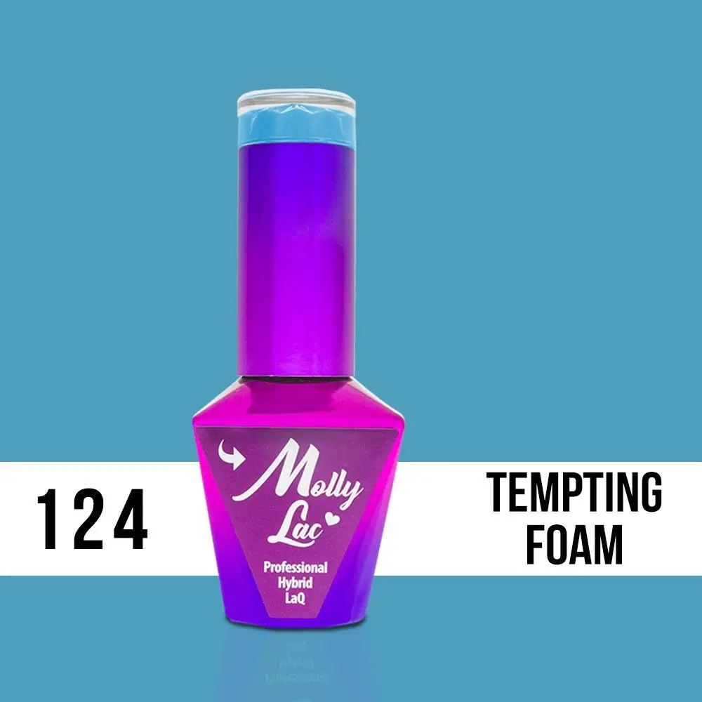 MOLLY LAC UV/LED gél lak Yoghurt - Tempting Foam 124, 10ml