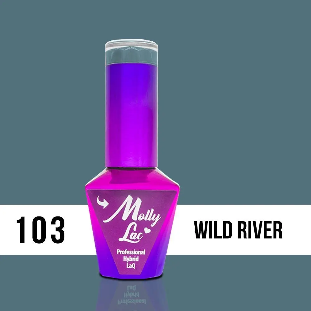 MOLLY LAC UV/LED gél lak Pure Nature - Wild River 103, 10ml