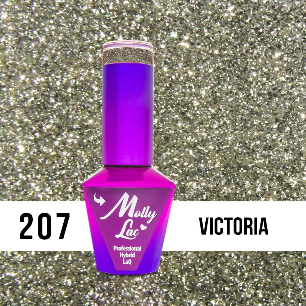 MOLLY LAC UV/LED gél lak Sensual - Victoria 207, 10ml