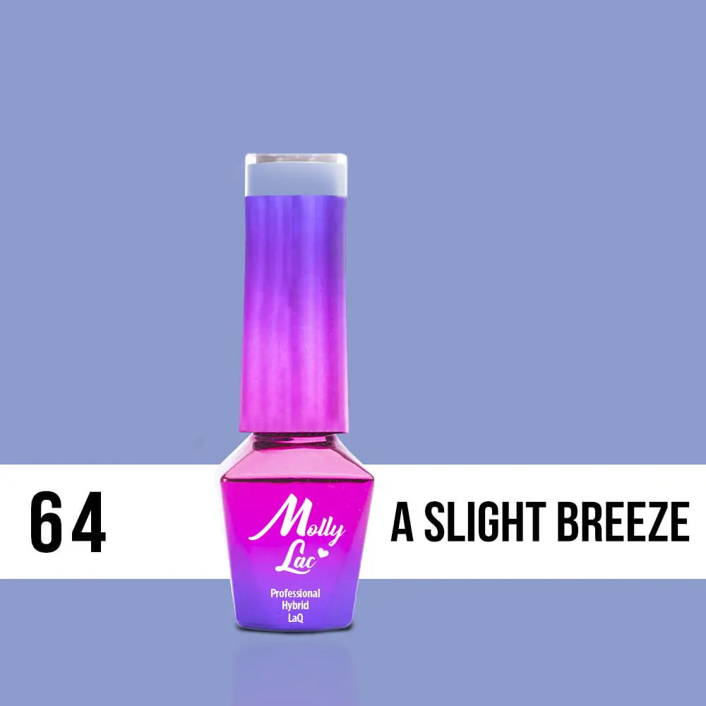 MOLLY LAC UV/LED gél lak Delicate Woman - A Slight Breeze 64, 10ml