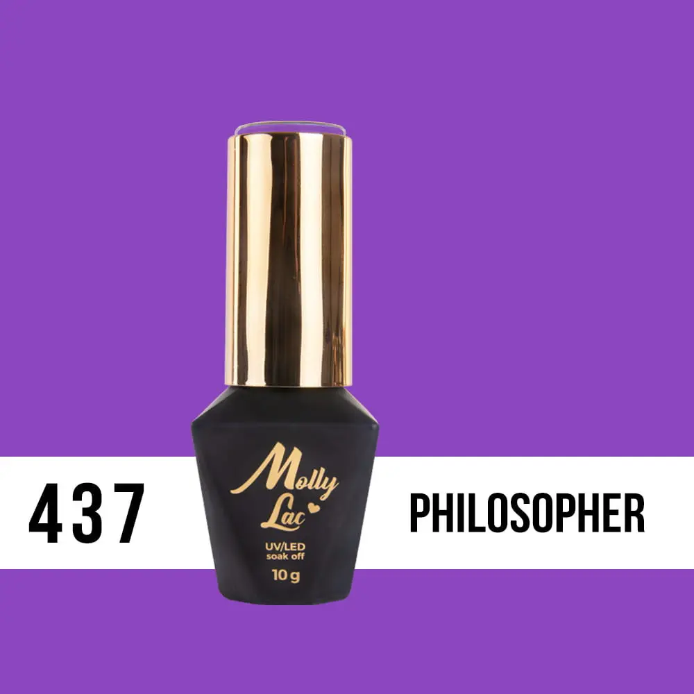 Gél lak, UV/LED Molly Lac - Philosopher 437, 10ml