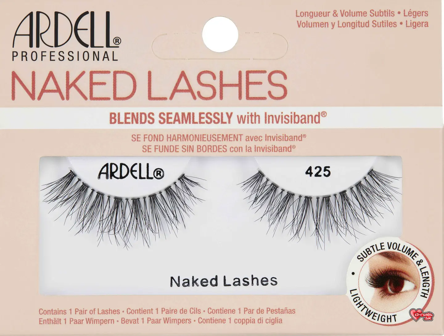 Umelé mihalnice vcelku - Naked Lashes 425