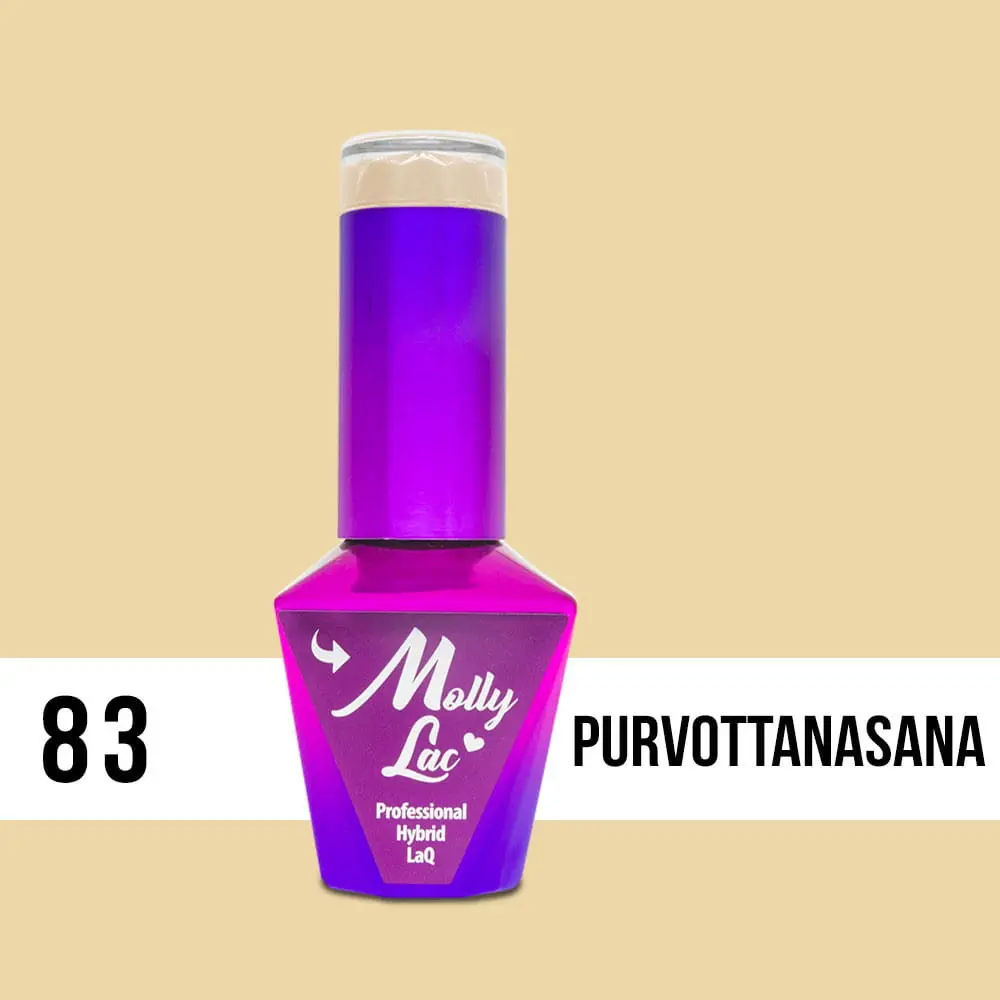 MOLLY LAC UV/LED gél lak Yoga - Purvottanasana 83, 10ml