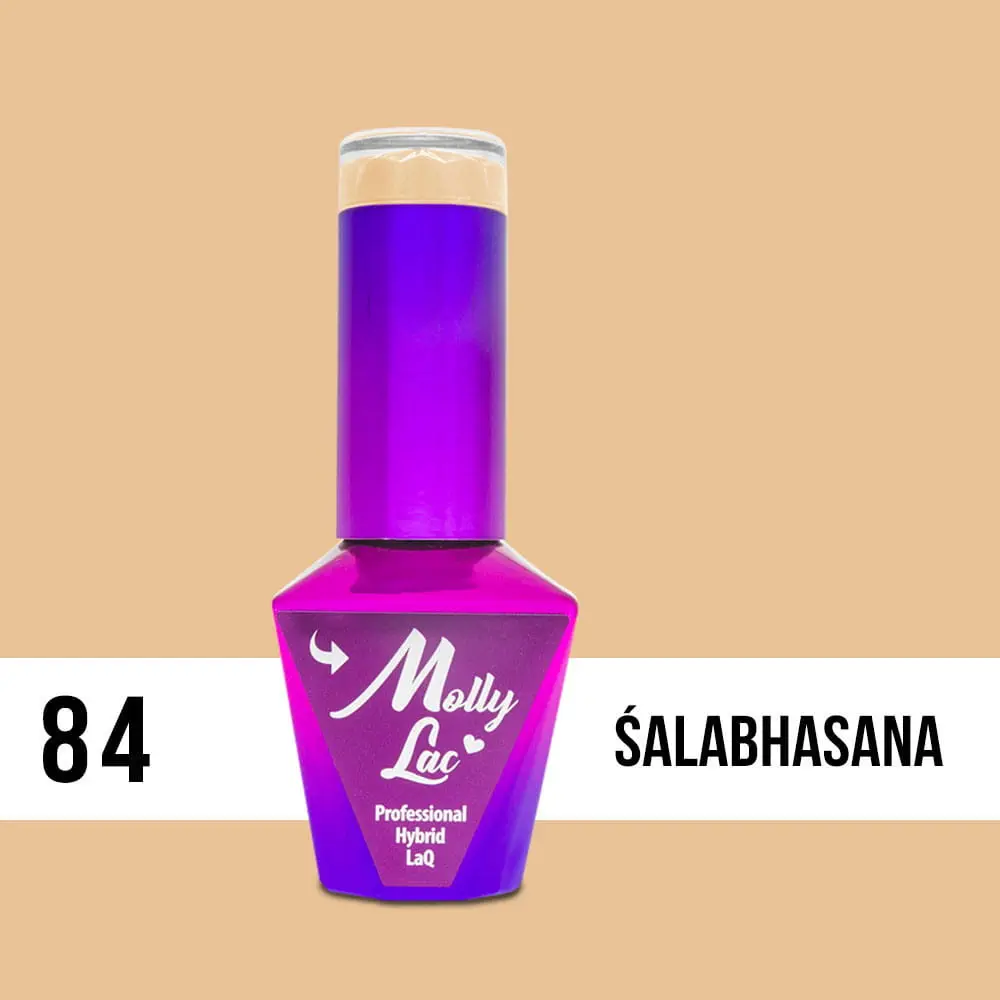 MOLLY LAC UV/LED gél lak Yoga - Śalabhasana 84, 10ml