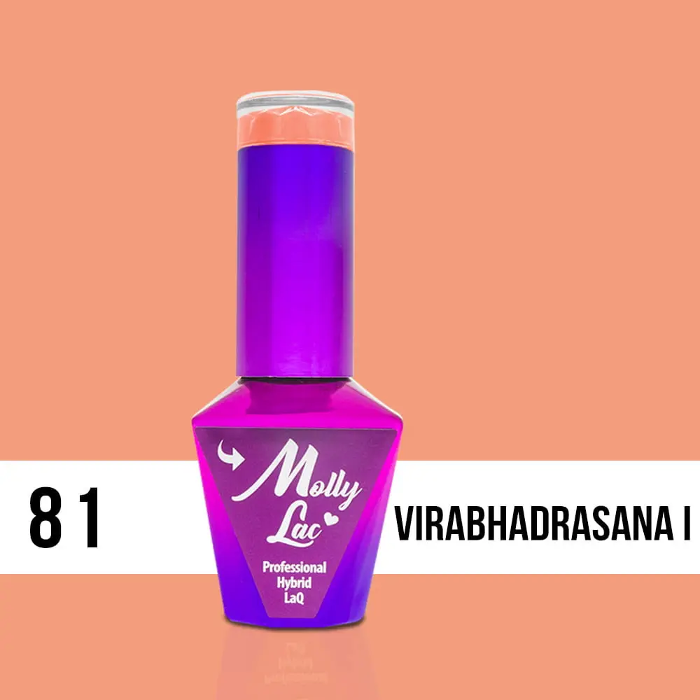 MOLLY LAC UV/LED gél lak Yoga - Virabhadrasana 81, 10ml