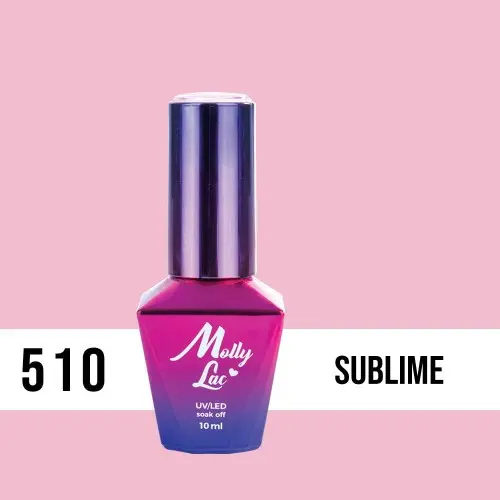 MOLLY LAC UV/LED gél lak Miss Iconic - Sublime 510, 10ml
