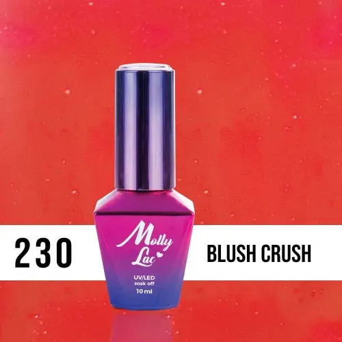 MOLLY LAC UV/LED gél lak Glowing Time - Brush Crush 230, 10ml