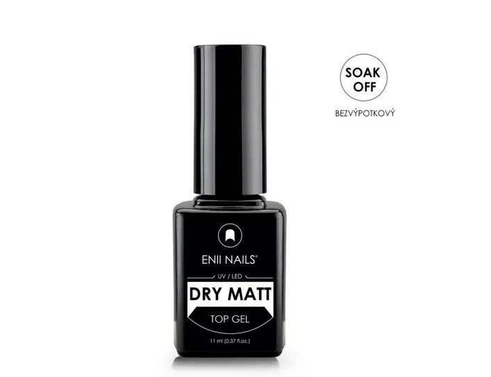 Bezvýpotkový gél lak - Dry Matt, 11ml