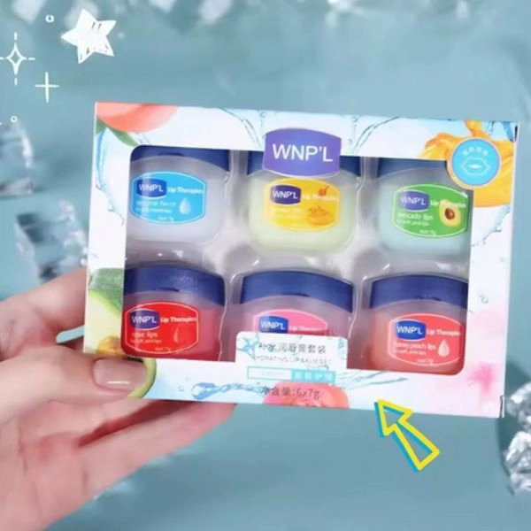 Balzamy na pery, sada 6ks