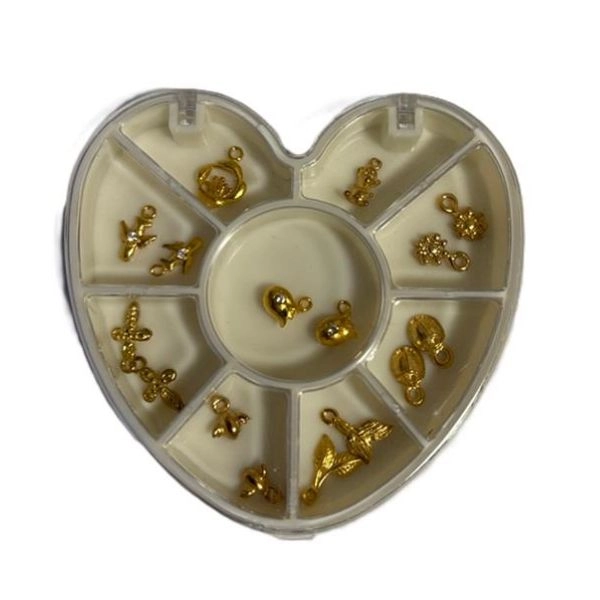 Sada príveskov do nechtov  - 16ks