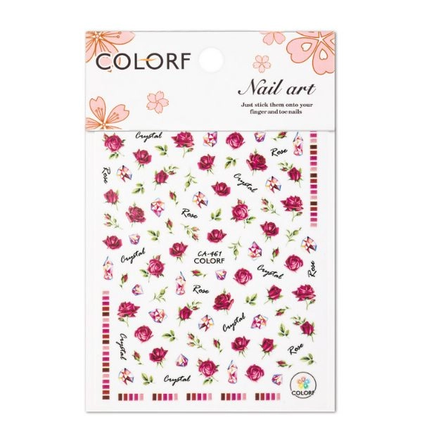 Nálepky na nechty - Rose CA-461