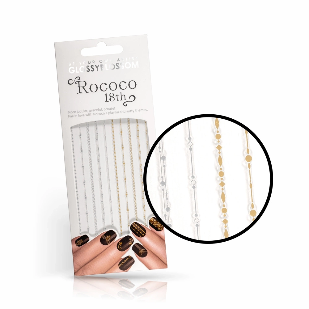 Nálepky na nechty - náhrdelník