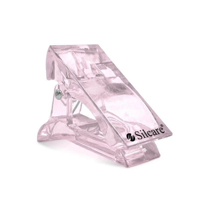 Klipy na nechty, 5ks - svetloružové