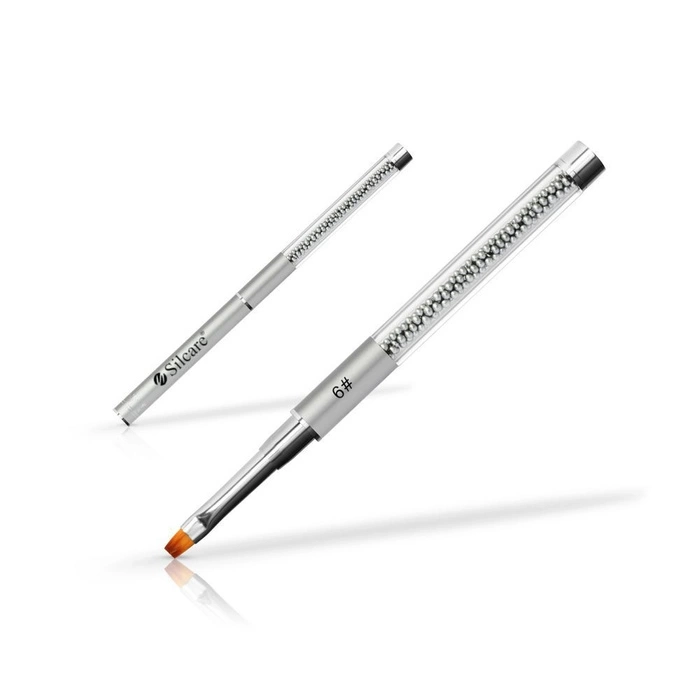 Štetec na gél č. 6 - strieborný