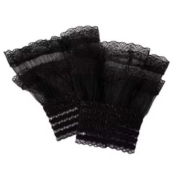 Ozdobné rukavice na fotenie, čierne