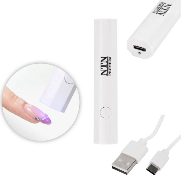 NTN Premium 3W LED lampa na nechty 8806, biela