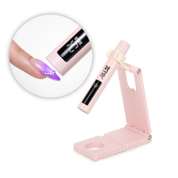 AlleLac 1,6W LED lampa na nechty 8809, ružová
