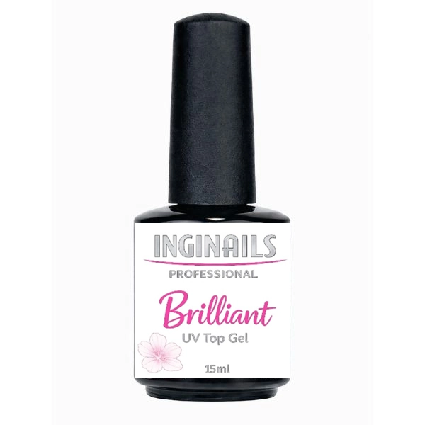 Inginails Brilliant Top UV gél, 15 ml