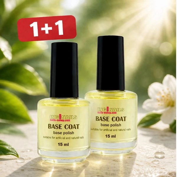 Base Coat 15ml - podkladový lak Inginails - AKCIA 1+1 ZADARMO